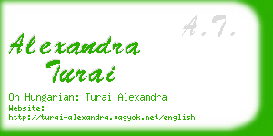 alexandra turai business card